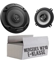 lasse W210 Heck - Lautsprecher Boxen Kenwood KFC-S1366 - 13cm 2-Wege Koax Auto Einbauzubehör - Einbauset passend für Mercedes E-Klasse JUST SOUND best choice for caraudio