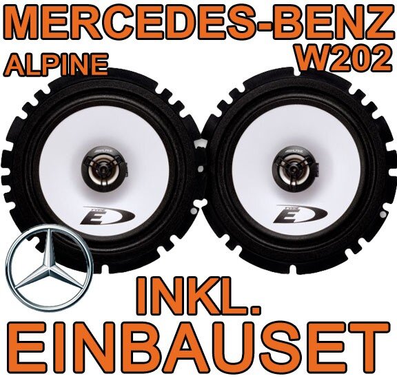 Alpine 16,5cm 2-Wege Koaxe für Mercedes- JUST SOUND best choice for caraudio