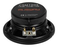 Musway CSM120X W124 - 12cm Koax Lautsprecher | für Mercedes Benz W124 Front & HECK | inkl. Adapter