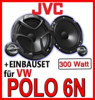 VW Polo 6N - Lautsprecher - JVC CS-JS600 - 16,5cm 2-Wege Lautsprechersystem - Einbauset