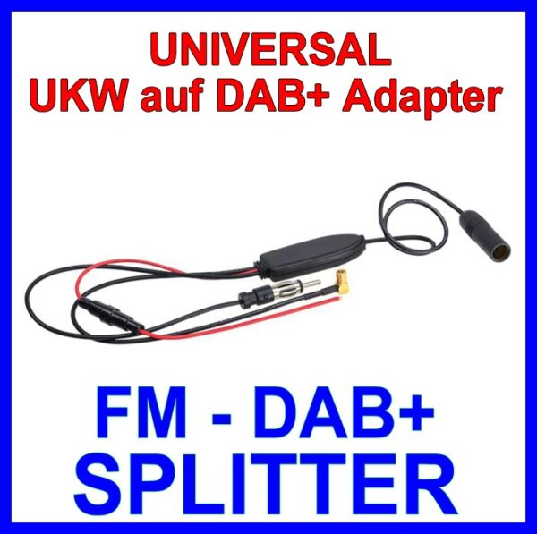 ACV Universal DAB / DAB+ / FM Splitter - DIN Anschlüsse 12V