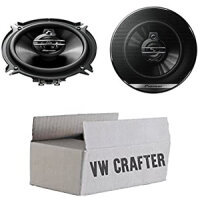 VW Crafter Front - Lautsprecher Boxen Pioneer TS-G1330F - 13cm 3-Wege 130mm Triaxe 250W Auto Einbausatz - Einbauset