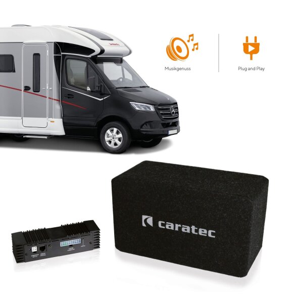 Caratec Audio CAS213S Soundsystem für Mercedes-Benz Sprinter S907/910. Geeignet für Fahrzeuge mit MBUX und Vorrüstung für DSP-Box