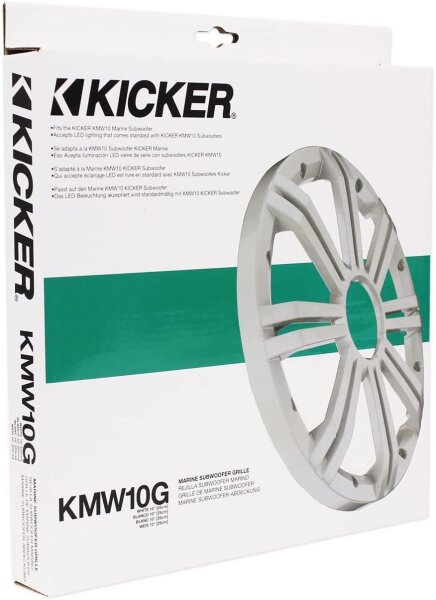 Kicker  41KMW10GW KMW10G  weiß. 25cm Gitter für Marine Woofer KM10