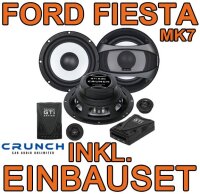 Crunch GTi6.2C Blackmaxx 16,5cm 2-Wege-System für Ford Fiesta Mk7 - justSOUND
