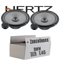 Hertz K 165 - KIT - 16,5cm Lautsprecher Komposystem - Einbauset passend für BMW 3er E46 - justSOUND