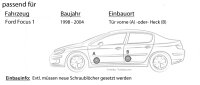 Lautsprecher Boxen Hertz X 165 - 16,5cm Koax Auto Einbauzubehör - Einbauset passend für Ford Focus 1 Front Heck - justSOUND