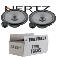 Hertz K 165 - KIT - 16,5cm Lautsprecher Komposystem - Einbauset passend für Ford Focus 3 Front Heck - justSOUND