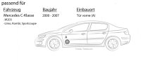 lasse W203 Front - Lautsprecher Boxen Hertz X 165 - 16,5cm Koax Auto Einbauzubehör - Einbauset passend für Mercedes C-Klasse JUST SOUND best choice for caraudio