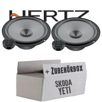 Hertz K 165 - KIT - 16,5cm Lautsprecher Komposystem - Einbauset passend für Skoda Yeti Front - justSOUND