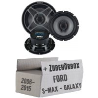 Hifonics Zeus ZSi62 - 16,5cm Koax-System Lautsprecher - Einbauset passend für Ford S- JUST SOUND best choice for caraudio