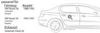 Lautsprecher Boxen ESX HZ462 | 9 x 15 cm (4x6er) | 2-Wege Koax Lautsprecher Boxen | HORIZON HZ 462 | Auto Einbauzubehör - Einbauset passend für VW Passat 35i Heck - justSOUND