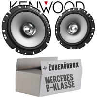 lasse W245 Front - Lautsprecher Boxen Kenwood KFC-S1756 - 16,5cm Koax Auto Einbauzubehör - Einbauset passend für Mercedes B-Klasse JUST SOUND best choice for caraudio