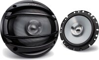 Kenwood KFC-E1754 - 16,5cm 160mm Lautsprecher Boxen Paar 180Watt - Einbauset passend für Mercedes C-Klasse JUST SOUND best choice for caraudio
