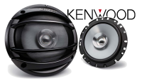 Kenwood KFC-E1754 - 16,5cm 160mm Lautsprecher Boxen Paar 180Watt - Einbauset passend für VW Polo 9N 9N3 Front - justSOUND