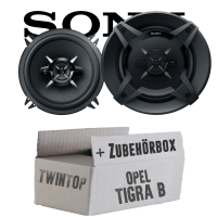 Sony XS-FB1330 - 13cm 3-Wege Koax-System - Einbauset passend für Opel Tigra B Twin Top - justSOUND