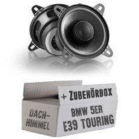 Eton PRX110.2 - 10cm Koax-System Lautsprecher - Einbauset passend für BMW 5er E39 Touring Dachhimmel - justSOUND