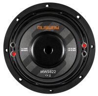 Musway MWS822 | 8“ FLAT Subwoofer 8“ (20 cm) FLACH Subwoofer
