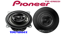Pioneer TS-G1020i - 10cm Koaxe - Einbauset passend für Peugeot 206 CC Heck - justSOUND