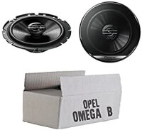 Opel Omega B - Lautsprecher Boxen Pioneer TS-G1720F - 16,5cm 2-Wege Koax Koaxiallautsprecher Auto Einbausatz - Einbauset