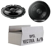 Opel Vectra A, B - Lautsprecher Boxen Pioneer TS-G1720F - 16,5cm 2-Wege Koax Koaxiallautsprecher Auto Einbausatz - Einbauset