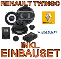 Lautsprecher Tür - Crunch GTi5.2C - 13cm 2-Wege System für Renault Twingo 1 Facelift - justSOUND