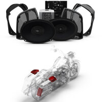Rockford Fosgate HD14RK-STAGE2 | Stage 2 audio kit for 2014-up für Harley-Davidson Road King (+Spezial) motorcycles
