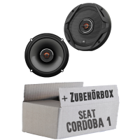 JBL GX602 | 2-Wege | 16,5cm Koax Lautsprecher - Einbauset passend für Seat Cordoba 1 Front - justSOUND