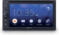 Sony XAV-AX1005KIT DAB+ Media Receiver, Touchscreen 6,2 Zoll, mit Bluetooth und Apple CarPlay und DAB+ Antenne inklusive)