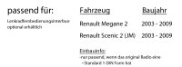 Autoradio Radio Sony DSX-A310DAB - DAB+ | MP3/USB - Einbauzubehör - Einbauset passend für Renault Megane & Scenic 2 - justSOUND