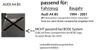 Autoradio Radio Sony DSX-A310DAB - DAB+ | MP3/USB - Einbauzubehör - Einbauset passend für Audi A4 B5 Aktiv - justSOUND