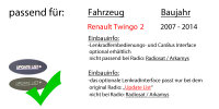 Renault Twingo 2 schwarz - Autoradio Radio mit...