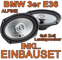 Alpine Hecksystem 6x9 Zoll für BMW 3er E36 - justSOUND