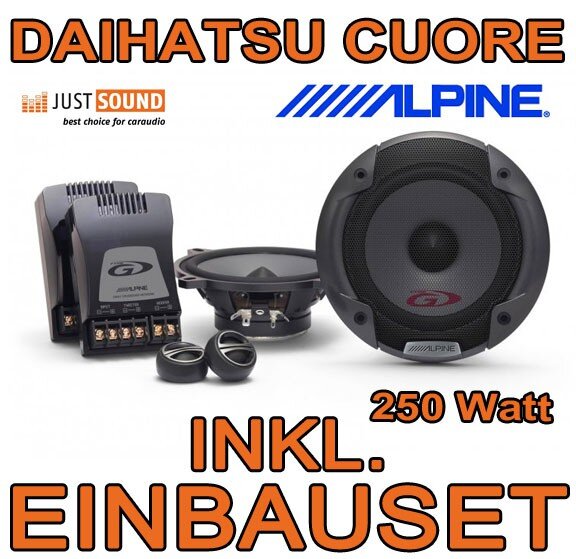 Daihatsu Cuore - Lautsprecher - Alpine SPG-13CS - 13cm 2-Wege Komposystem Einbauset
