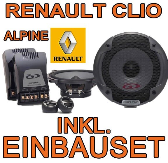 Lautsprecher Tür - Alpine SPG-13CS - 13cm Komposystem für Renault Clio 1 - justSOUND