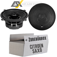 Lautsprecher Boxen ESX HZ52 HORIZON - 13cm Koax Auto Einbausatz - Einbauset passend für Citroen Saxo - justSOUND