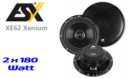 ESX XE62 Xenium - 16,5cm Lautsprecher Koax-System - Einbauset passend für Ford S- JUST SOUND best choice for caraudio