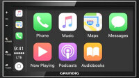 Grundig GX3800DAB | 2DIN Zoll Multimedia Autoradio mit  Android Auto / Apple Carplay und kurzem Gehäuse