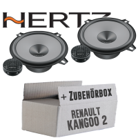Hertz K 130 - KIT - 13cm Lautsprecher Komposystem - Einbauset passend für Renault Kangoo 2 Front Heck - justSOUND