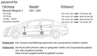 Hertz X 130 - SET - 13cm Koax Lautsprecher - Einbauset passend für Renault Megane 2 - justSOUND
