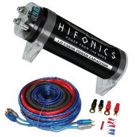 Hifonics HFC1000 - 1 Farad Powercap + Stinger | Kabelset...