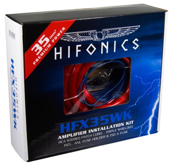 Hifonics HFX35WK - 35mm² Premium Verstärker-Anschluss-Set Kabelset