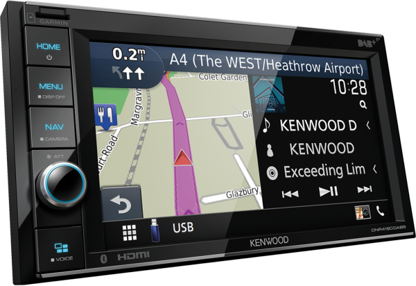 Kenwood DNR4190DABS 2-DIN NAV| DAB+ Bluetooth Apple CarPlay Autoradio