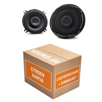 Citroen Xantia - Lautsprecher Boxen Kenwood KFC-PS1396 - 13cm 2-Wege Koax Auto Einbauzubehör - Einbauset