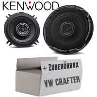 VW Crafter Front - Lautsprecher Boxen Kenwood KFC-PS1396 - 13cm 2-Wege Koax Auto Einbauzubehör - Einbauset