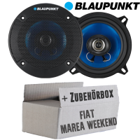 Fiat Marea Weekend - Lautsprecher Boxen Blaupunkt ICx542 - 13cm 2-Wege Auto Einbauzubehör - Einbauset