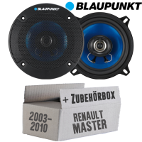 Lautsprecher Boxen Blaupunkt ICx542 - 13cm 2-Wege Auto Einbauzubehör - Einbauset passend für Renault Master 2 - justSOUND