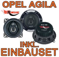 Renegade 10cm 2-Wege Lautsprecher Opel Agila für...