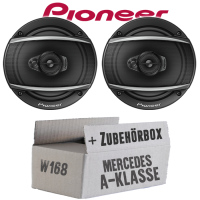 Lautsprecher Boxen Pioneer TS-A1670F - 16 cm 3-Weg Koaxiallautsprecher  Auto Einbausatz - Einbauset passend für Mercedes A-Klasse JUST SOUND best choice for caraudio