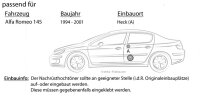 Lautsprecher Boxen Autotek ATX-6.2C | 2-Wege 16,5cm Lautsprecher System 16,5cm Auto Einbauzubehör - Einbauset passend für Alfa Romeo 145 - justSOUND